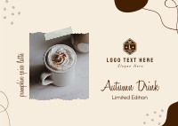 Autumn Drink Postcard Image Preview