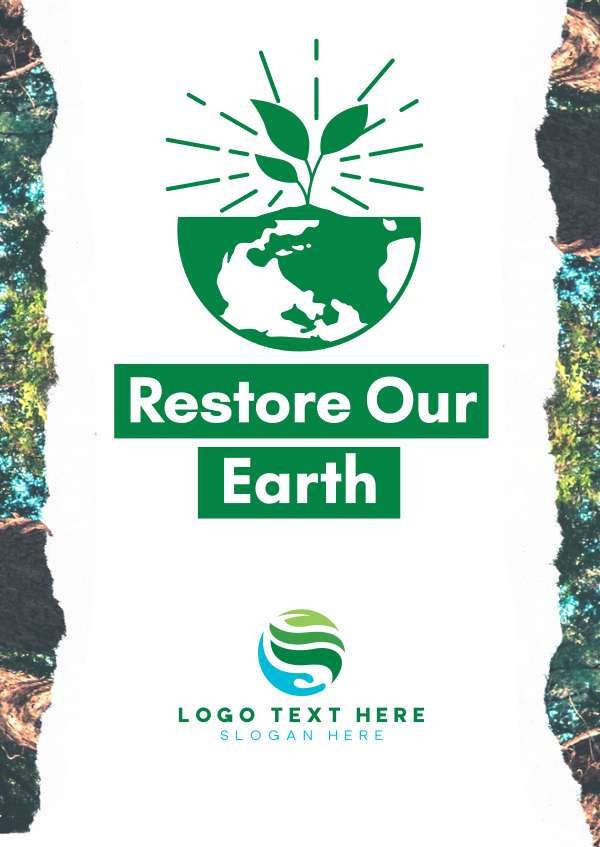 Earth Day Poster Design Image Preview