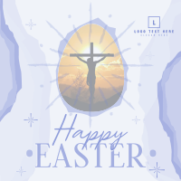 Religious Easter Linkedin Post Image Preview
