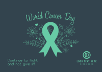 World Cancer Day Postcard Image Preview