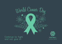 World Cancer Day Postcard Image Preview