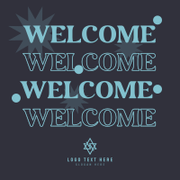 Welcome Shapes Instagram post Image Preview
