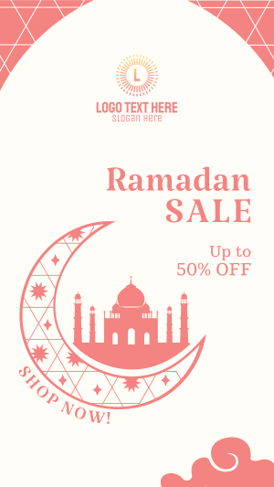 Ramadan Moon Discount Facebook story