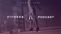 Minimalist Fitness Talk Video Image Preview