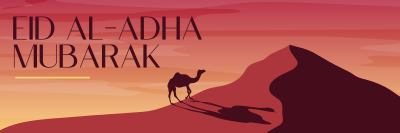 Desert Camel Twitter header (cover) Image Preview