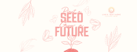 Earth Day Seed Planting Facebook Cover Design