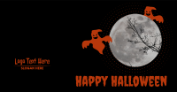 Happy Halloween Ghost Night Facebook ad Image Preview