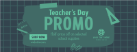Teacher's Day Deals Facebook Cover Design