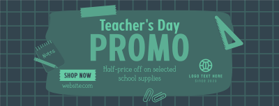 Teacher's Day Deals Facebook cover Image Preview