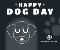 Dog Day Celebration Facebook Post Design