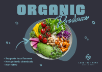 Healthy Salad Postcard Design