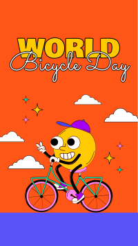 Celebrate Bicycle Day TikTok Video Image Preview