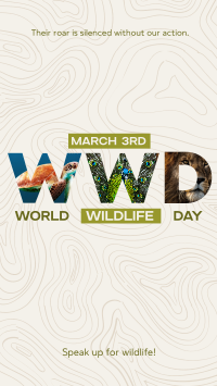 World Wildlife Day TikTok Video Design