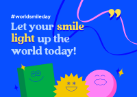 Light up the World! Postcard Design
