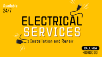 Electrical Service Facebook event cover Image Preview