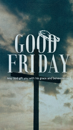 Crucifix Good Friday Facebook story Image Preview
