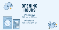Laundry Shop Hours Facebook ad Image Preview