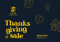 Thanksgiving Promo Postcard Image Preview