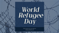 Help Refugees Facebook Event Cover Design