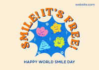 Smile! It's Free Postcard Image Preview