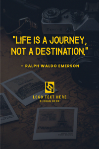 Life is a Journey Pinterest Pin Design