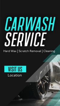 Cleaning Car Wash Service Facebook Story Design