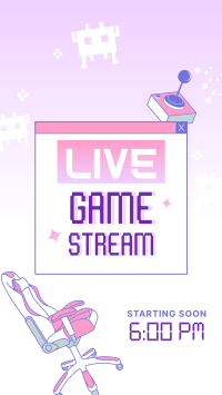 Feminine Game Stream Facebook story Image Preview