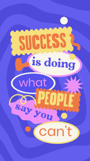 Success all the Way Instagram story Image Preview