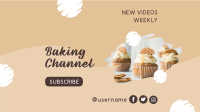 Homemade Muffins YouTube Banner Image Preview
