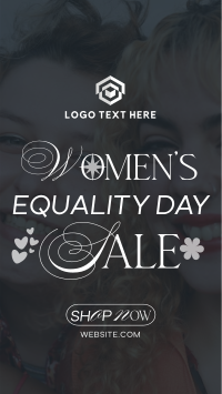 Minimalist Women's Equality Sale Instagram Reel Image Preview