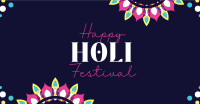 Holi Festival Facebook Ad Design