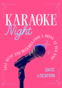 Karaoke Bar Poster Image Preview