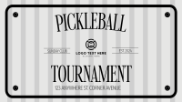 Pickleball Tournament Animation Preview