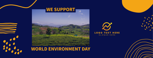 We Support World Environment Day Facebook Cover Design Image Preview