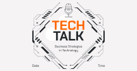 Tech Talk Podcast Facebook Ad Design