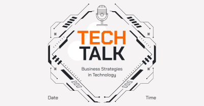 Tech Talk Podcast Facebook ad Image Preview