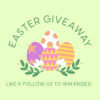 Egg Hunt Giveaway Instagram Post Design
