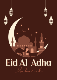 Blessed Eid Al Adha Flyer Image Preview