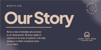 Simple Our Story Twitter Post Design