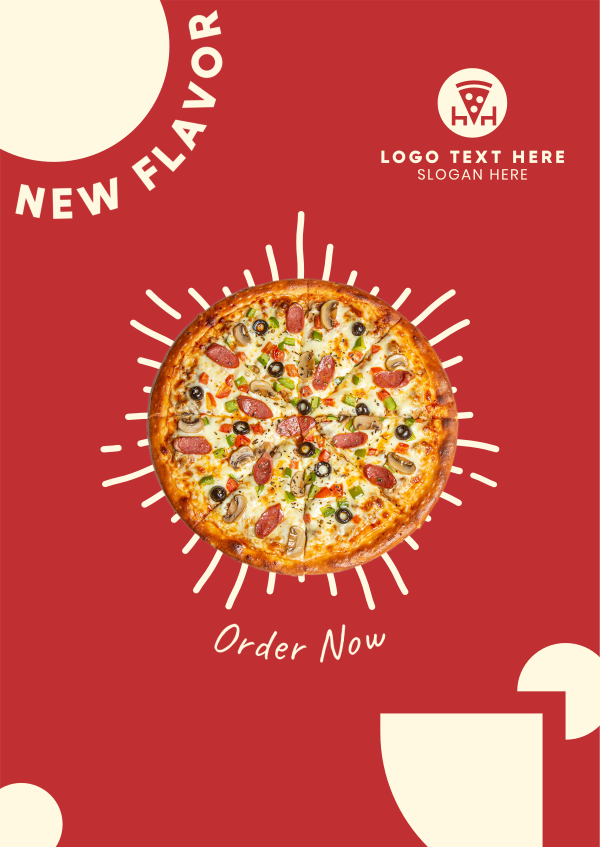 Delicious Pizza Promotion Poster Design Image Preview
