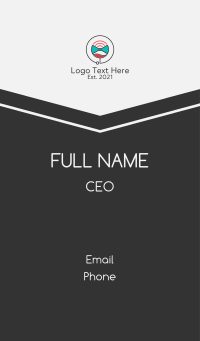 Cocktail Wifi Lounge Business Card Design