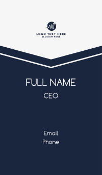 Globe Financial Arrow  Business Card Design