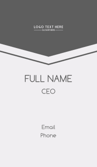 Professional Company Line Business Card Design