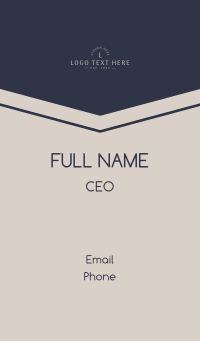 Business Professional Wordmark  Business Card Design