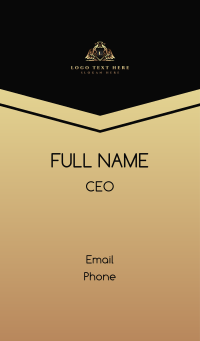 Royalty Crown Wings Business Card Design