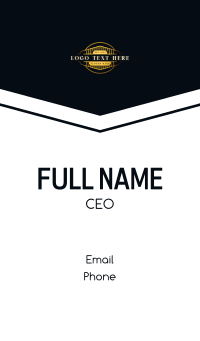 Luxury Badge Royalty Business Card Design