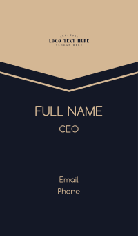 Luxury Beauty Wordmark Business Card Design