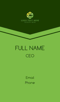 Business Gradient Letter C Business Card Design