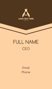 Brown Clay Pot Vase Business Card Design