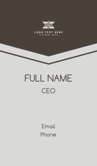 Generic Corporate Firm Business Card Design